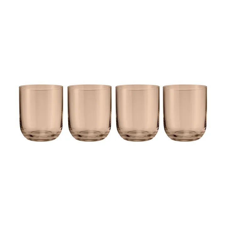 Fuumi dricksglas 34 cl 4-pack - Coffee - blomus