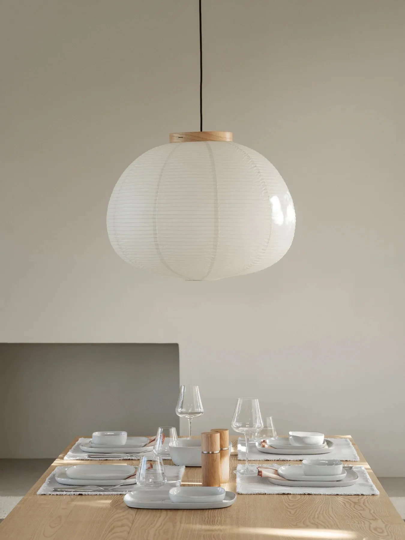 Kami pendel, Ek, Ø60 cm blomus