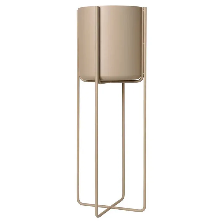 Kena kruka på ben M h80,5 cm Ø29 cm - Nomad (beige) - blomus