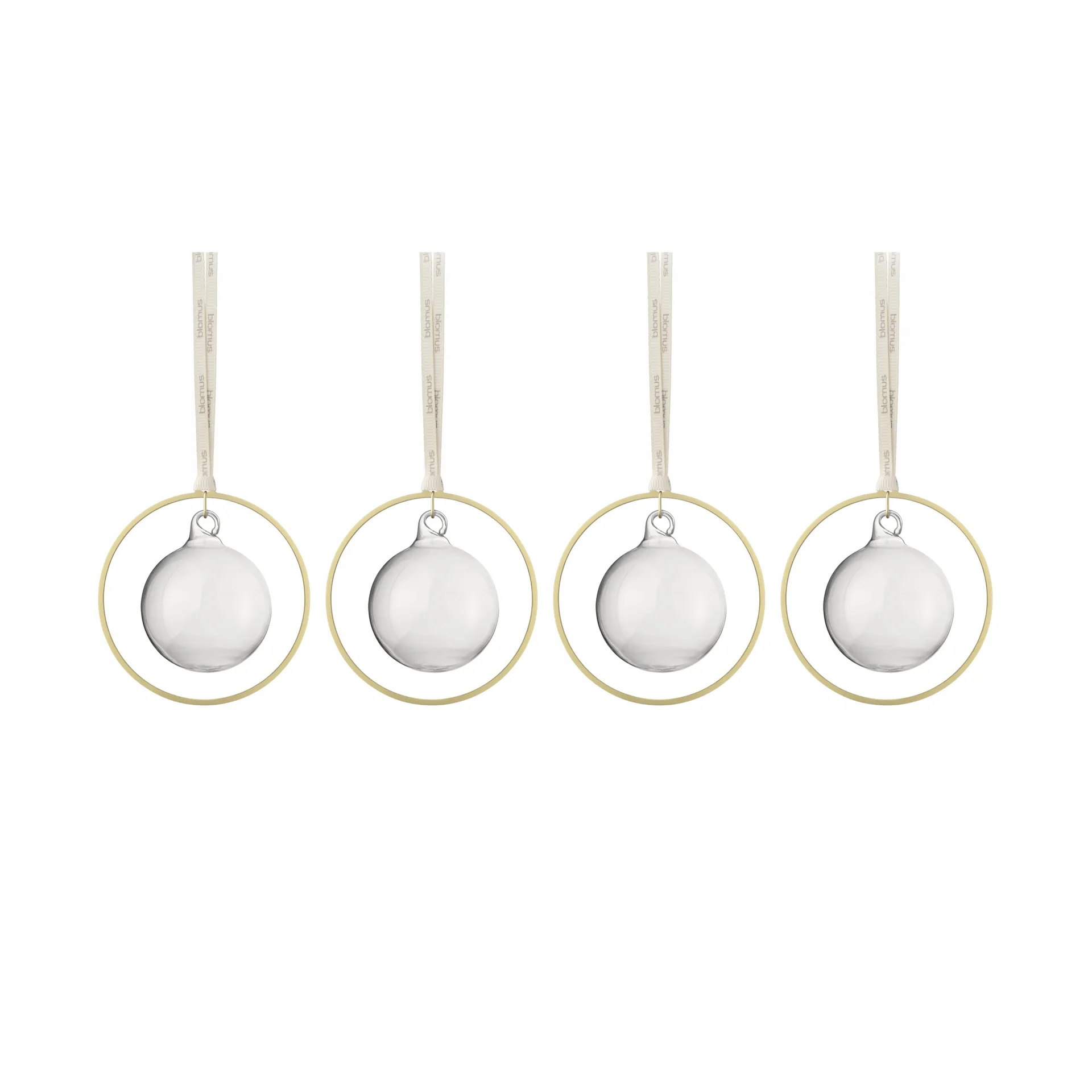 KITAI julgranskula 8,5 cm 4-pack, Clear blomus