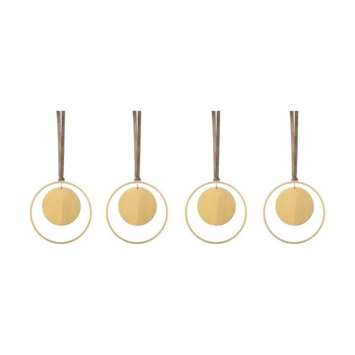 KITAI julhänge 8,5 cm 4-pack - Circle - blomus