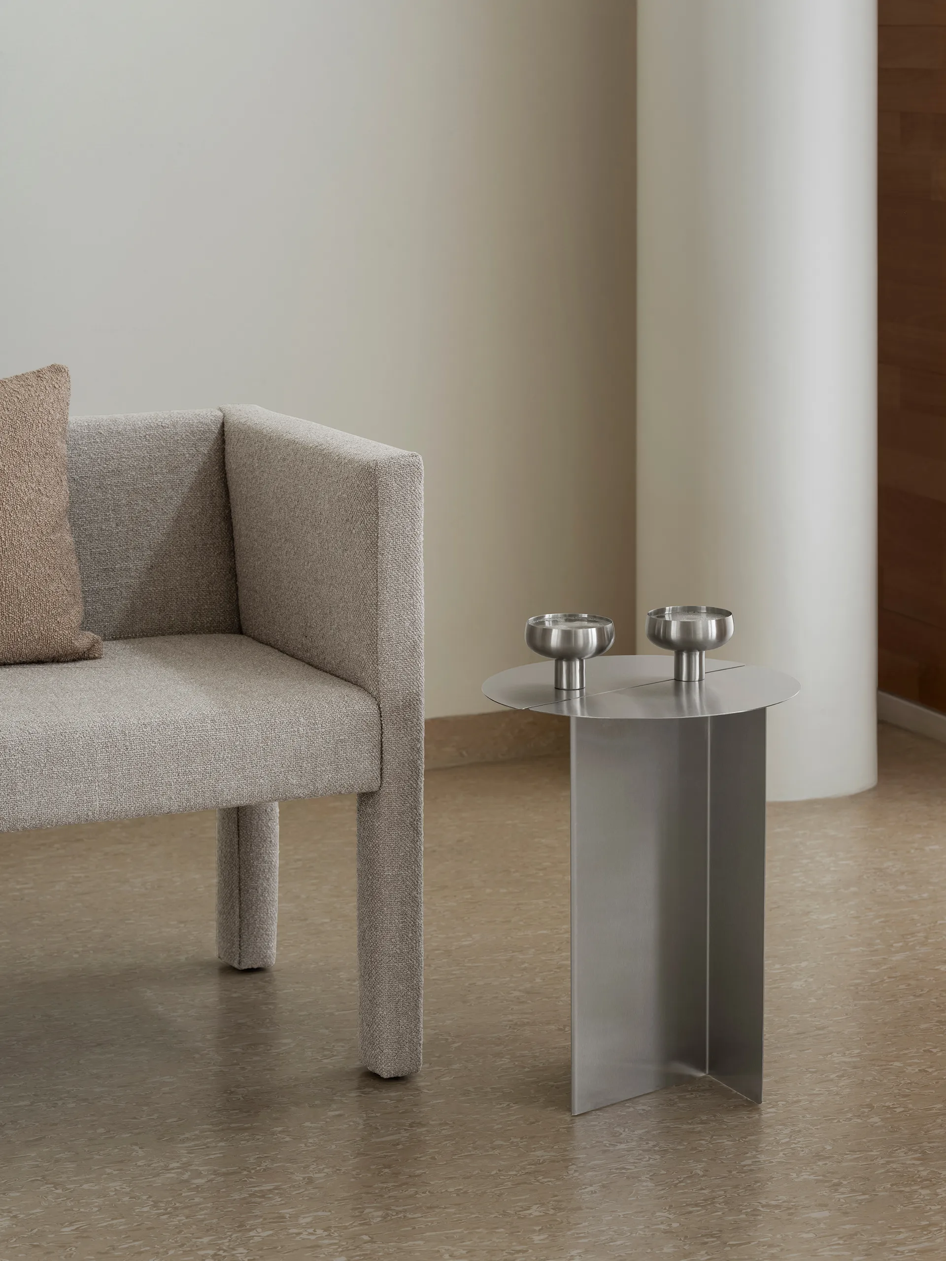 Koyoi champagneglas Coupe 9 cl, Rostfritt stål blomus
