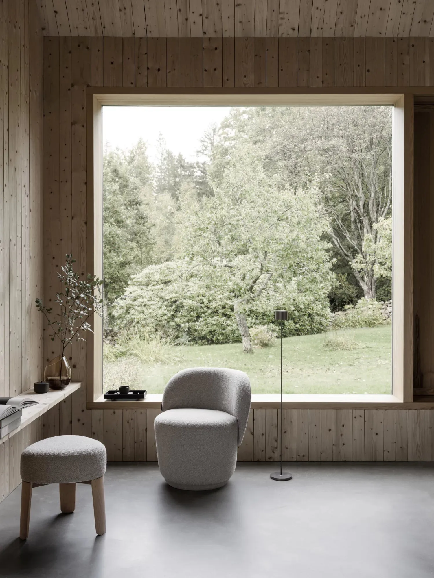 Kuon fåtölj med snurrfunktion, Socia desert blomus