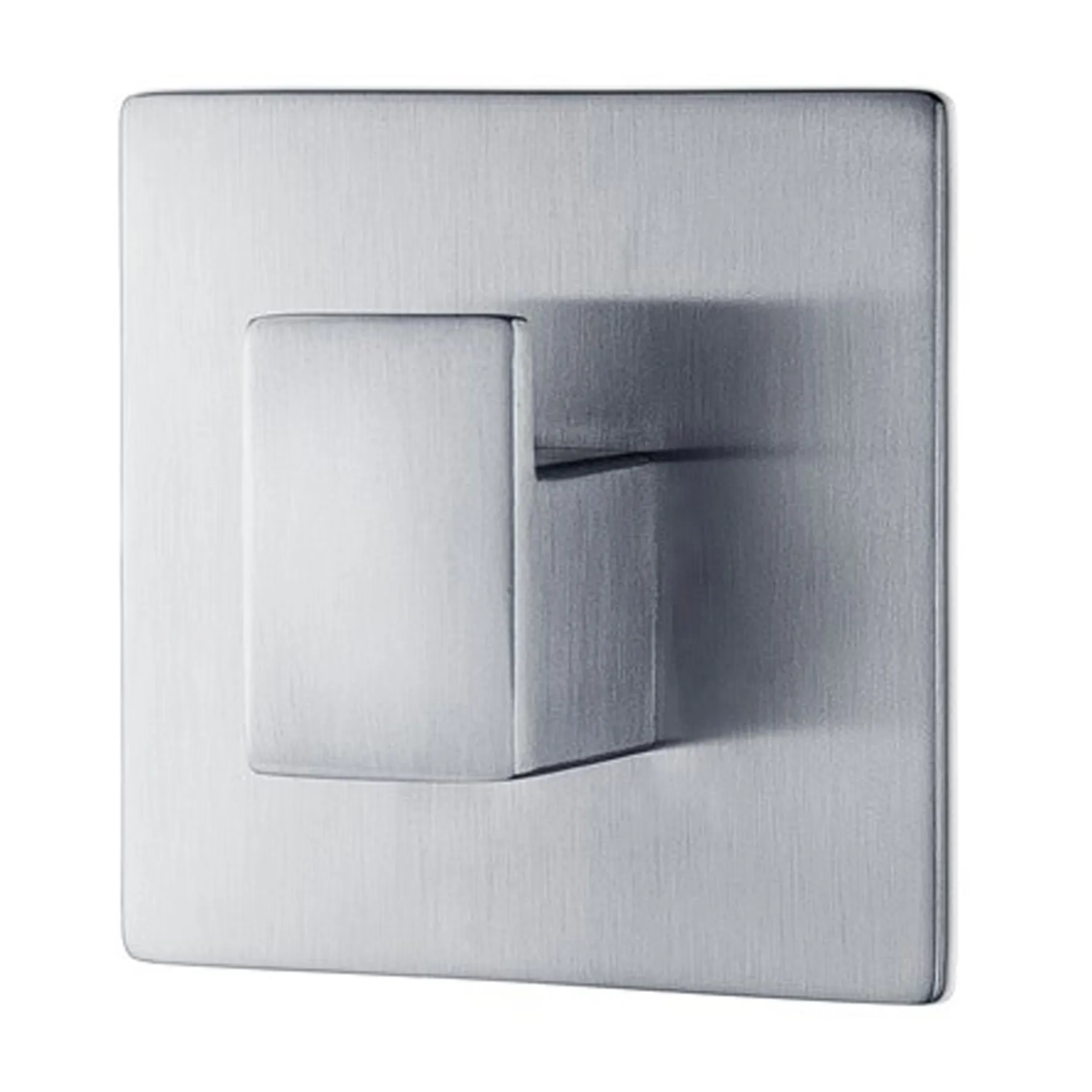 Menoto självhäftande krok 6x6 cm, Matt rostfritt stål blomus