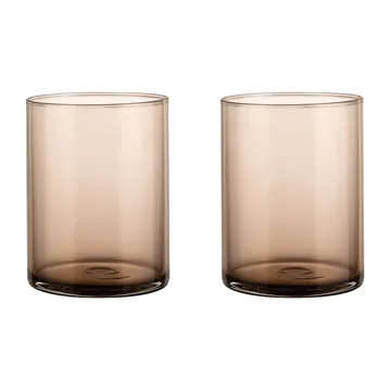 Mera tumblerglas 22 cl 2-pack - Coffee - blomus