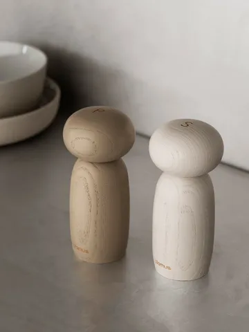 Moli Salt- och pepparkvarsset 13 cm - Moonbeam - blomus