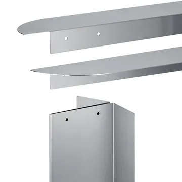 ORU bänk 80x45 cm - Matt rostfritt stål - blomus