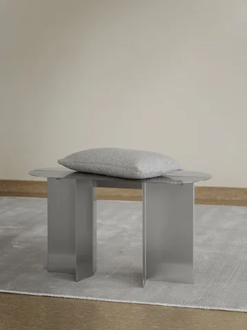 ORU bänk 80x45 cm - Matt rostfritt stål - blomus
