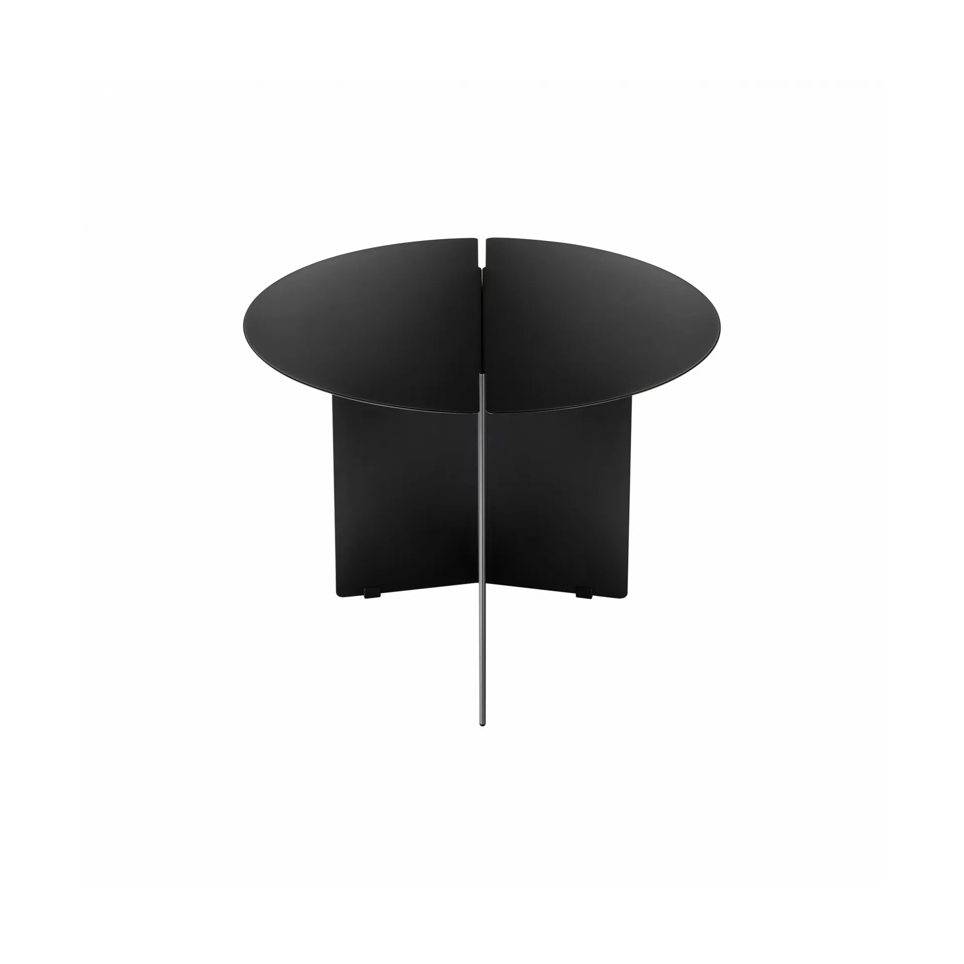 ORU sidobord M Ø50 cm, Black blomus