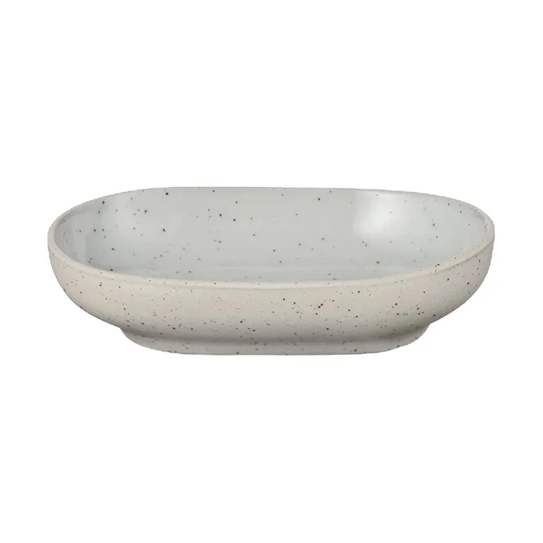 Sablo tallrik oval L 7x11 cm, Cloud blomus