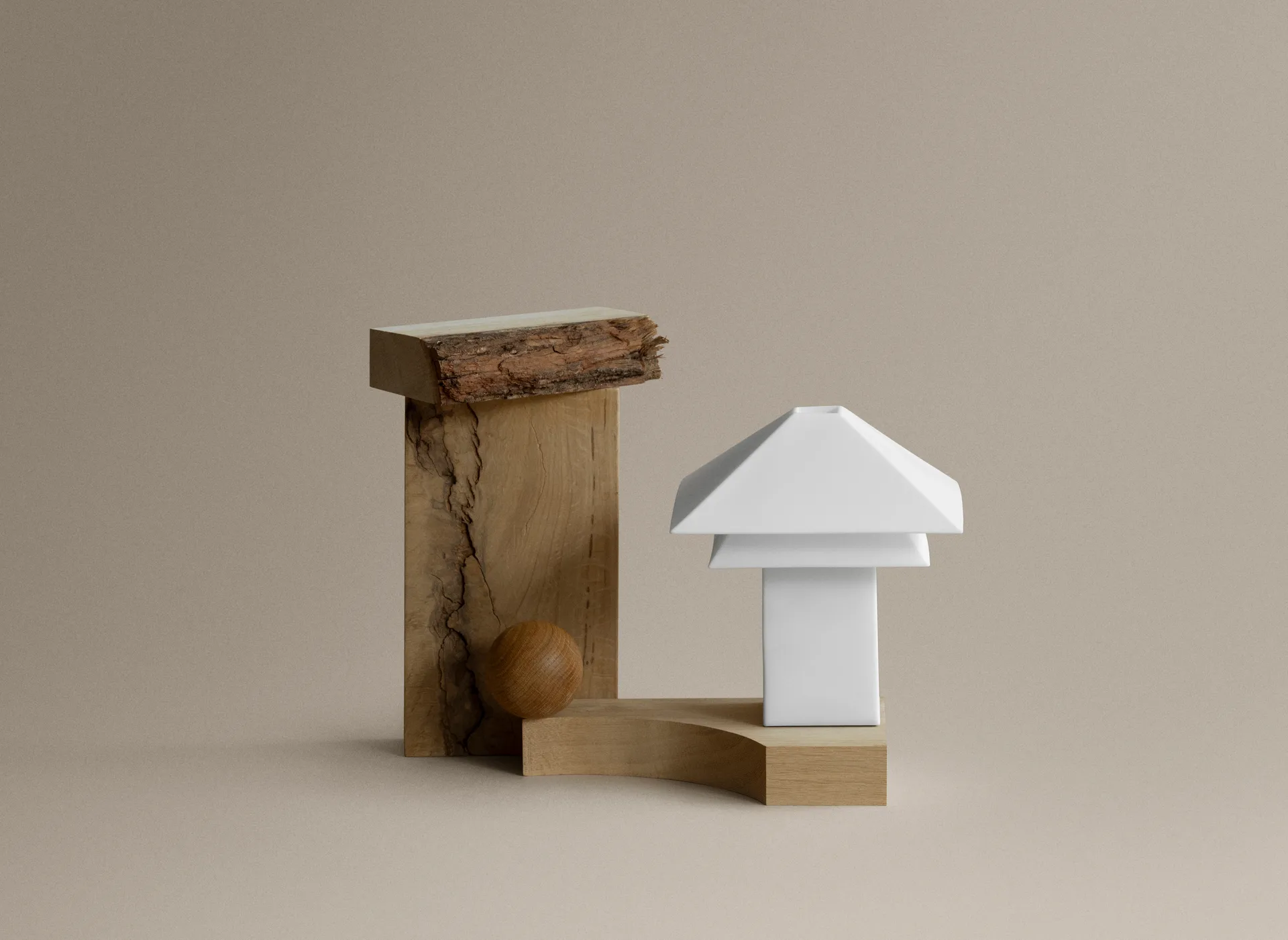 Sanaka bordslampa portabel, White blomus