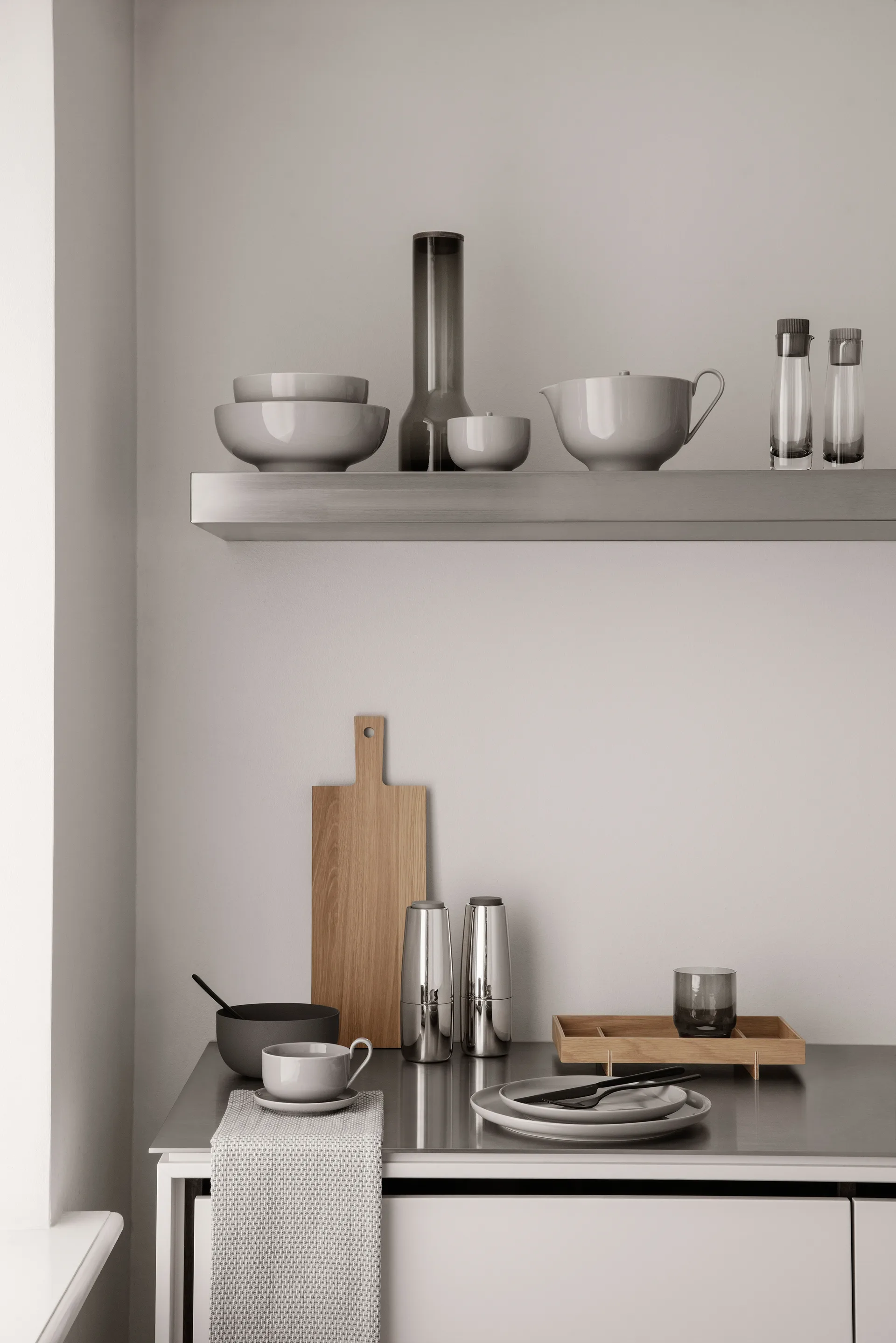 STELLA tesked svart, 15 cm blomus