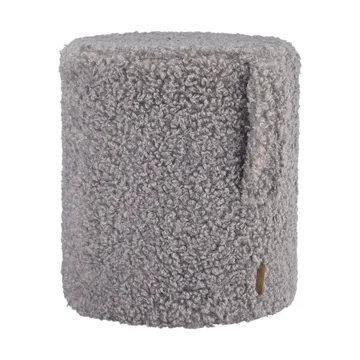 Teddy sittpuff - Sharkskin (grå), Ø35x40 cm - blomus