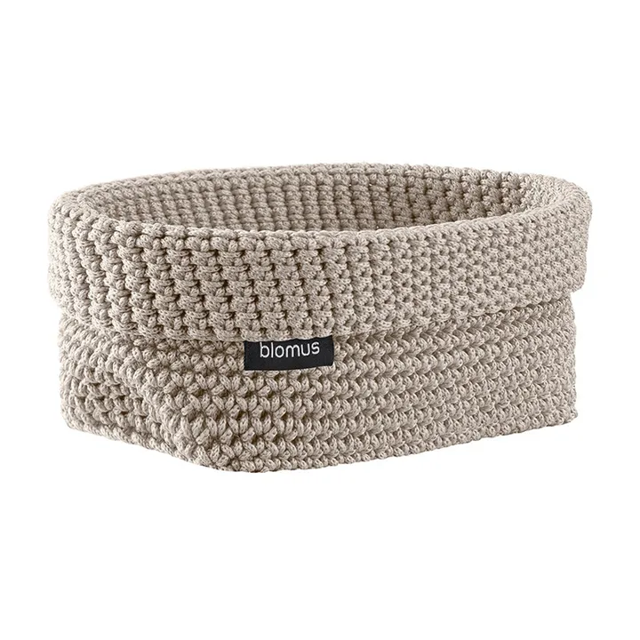 Tela textilkorg L 12x20 cm - Moonbeam - blomus