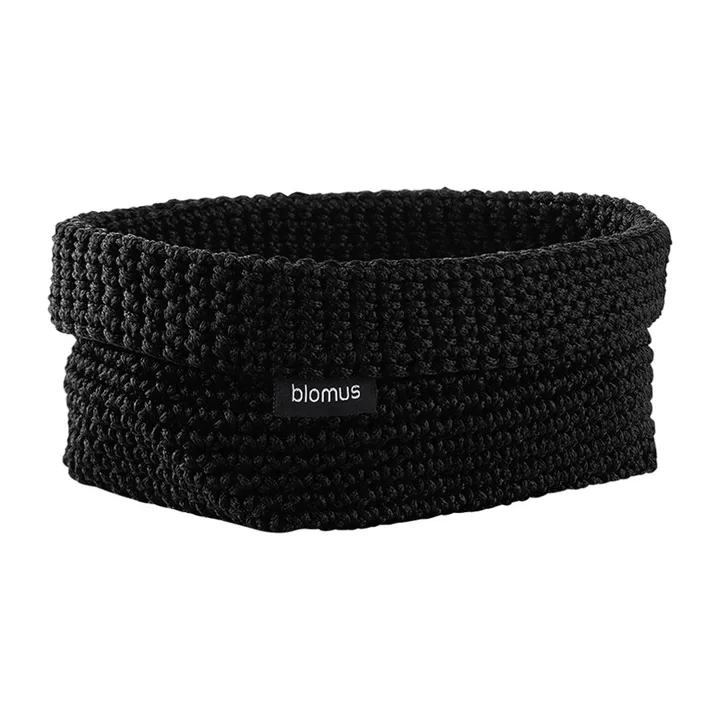 Tela textilkorg L 12x20 cm - Svart - blomus