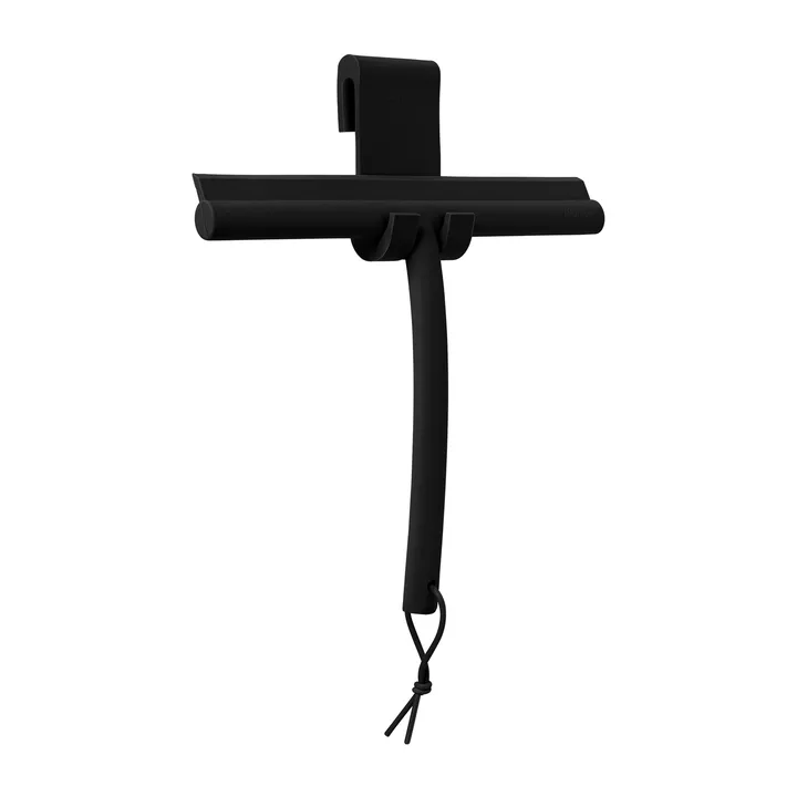 Vipo duschskrapa med krok - Svart - blomus