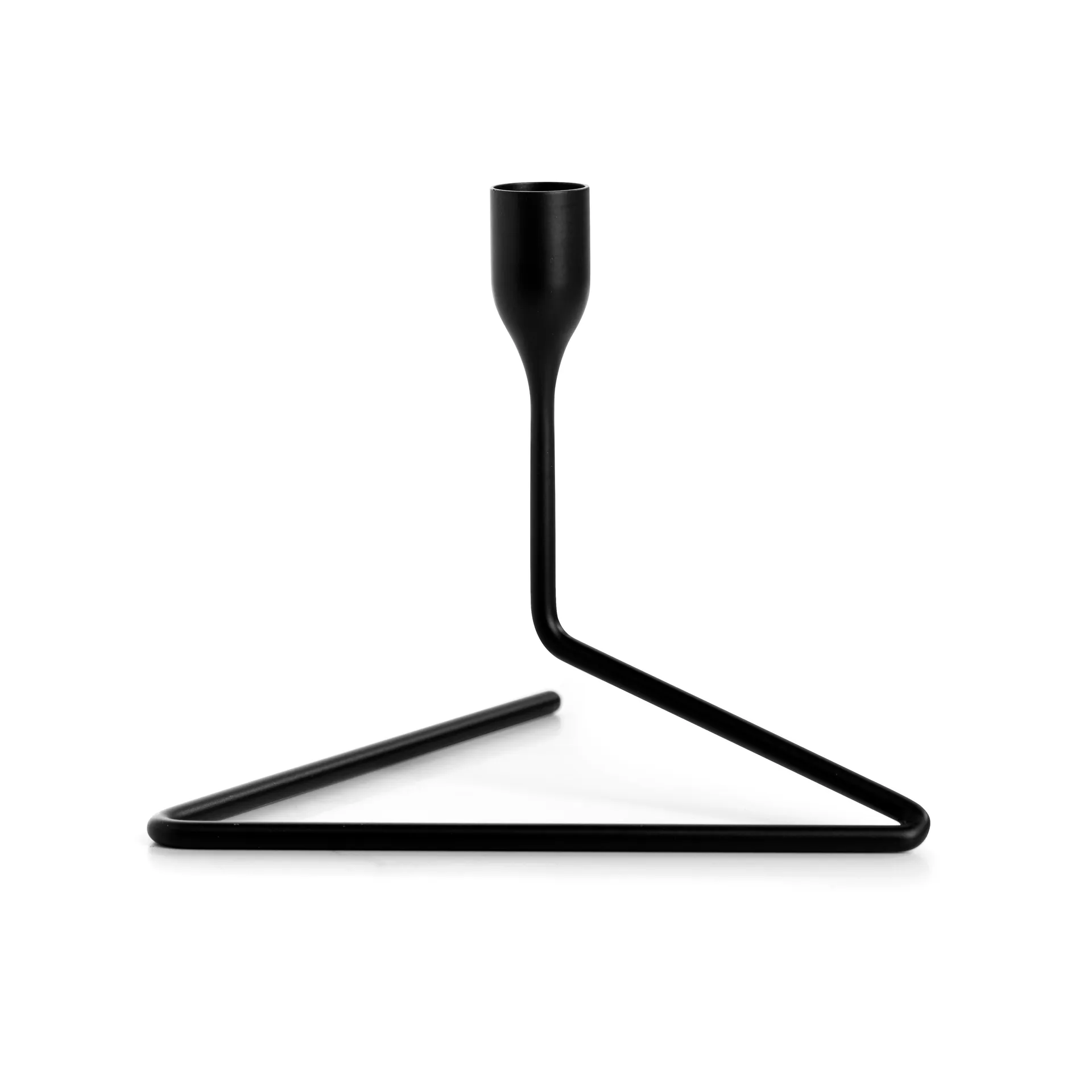 Puzzle ljusstake liten, svart Born In Sweden