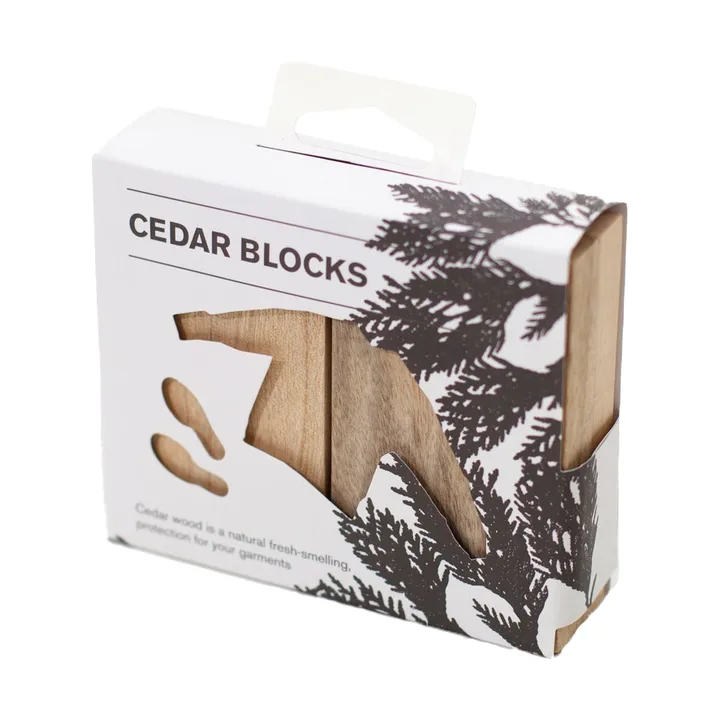 Bosign doftblock i vit cederträ - 4-pack - Bosign