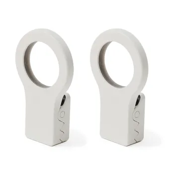 Bosign Loop clips för kökshandduk 2-pack - Vit - Bosign