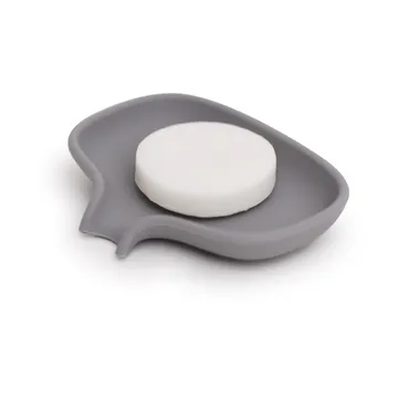 Soap Saver Flow tvålfat med avrinningspip small - Grå - Bosign