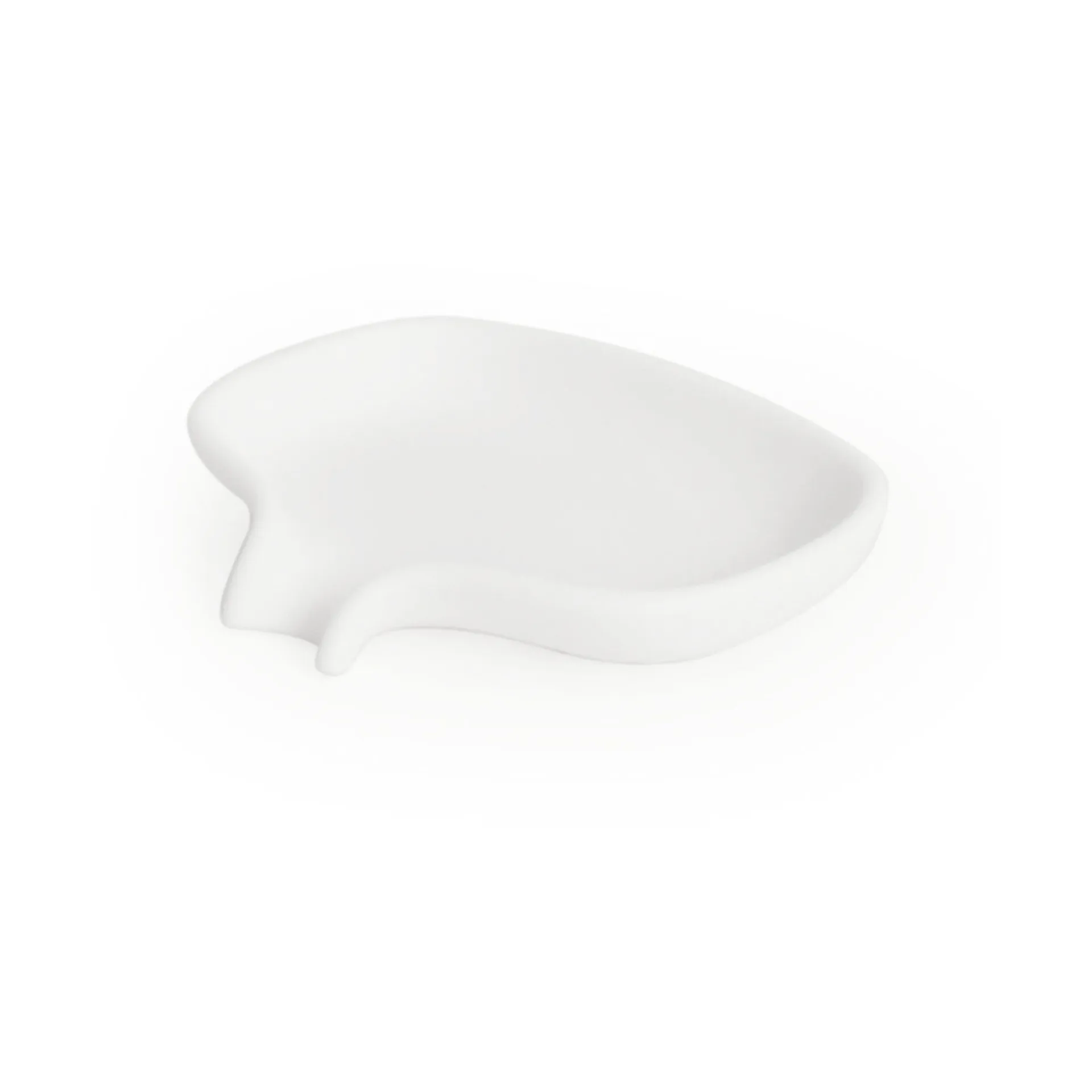 Soap Saver Flow tvålfat med avrinningspip small, Vit Bosign