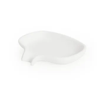 Soap Saver Flow tvålfat med avrinningspip small - Vit - Bosign