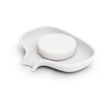 Soap Saver Flow tvålfat med avrinningspip small - Vit - Bosign