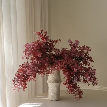 Burgundy Maple Branch konstgjord bukett - 107 cm, 4 st - Botané