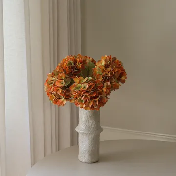 Hortensia konstgjord bukett - Orange, 60 cm, 6 st - Botané