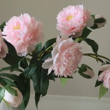 Pioner konstgjord bukett - Medium, rosa 5 st - Botané
