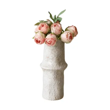 Rosor konstgjord bukett - Mini, ljusrosa 10 st - Botané
