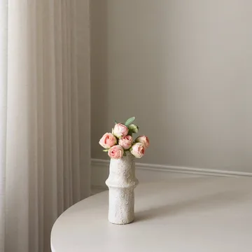 Rosor konstgjord bukett - Mini, ljusrosa 10 st - Botané