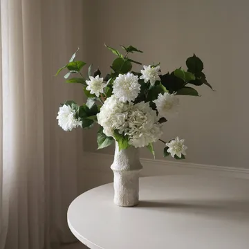 Soft Serve konstgjord bukett - Hortensia-dahlia, 8 st - Botané