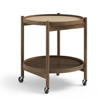 Bølling Tray Table model 50 rullbord - earth, rökoljat ekstativ - Brdr. Krüger