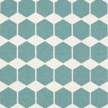 Anna matta stor aqua (turkos) - 150 x 200 cm - Brita Sweden