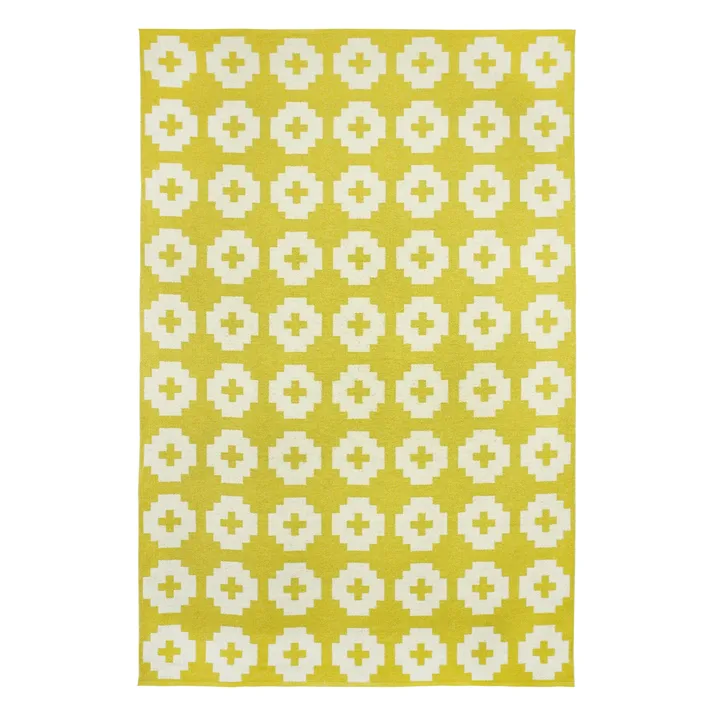 Flower matta stor sun (gul) - 170x250 cm - Brita Sweden