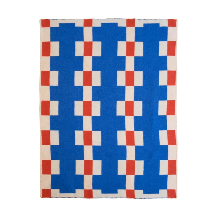 Marta filt - Blue, 180x130 cm - Brita Sweden