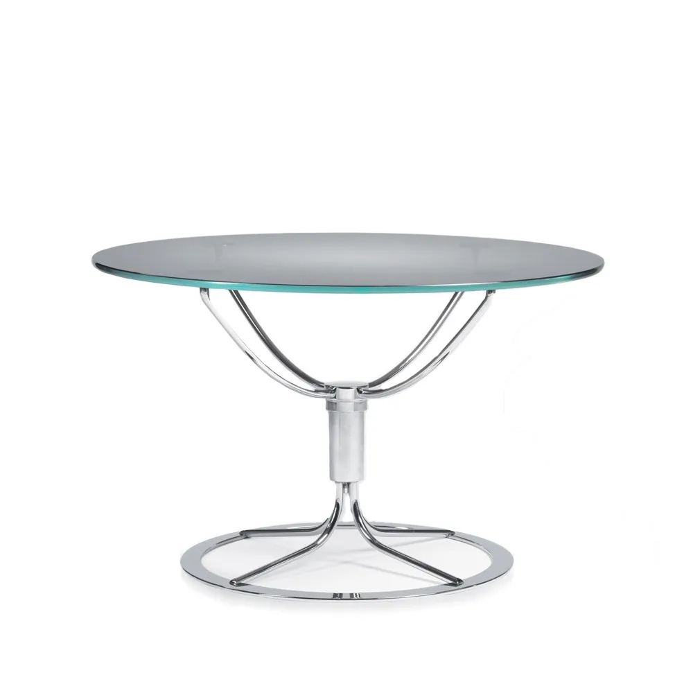 Jetson bord, glas svart raster, h. 42cm Bruno Mathsson International