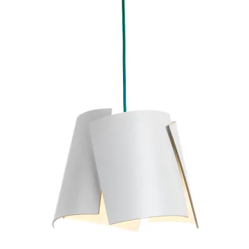 Leaf vit lampa - Vit-turkos - Bsweden