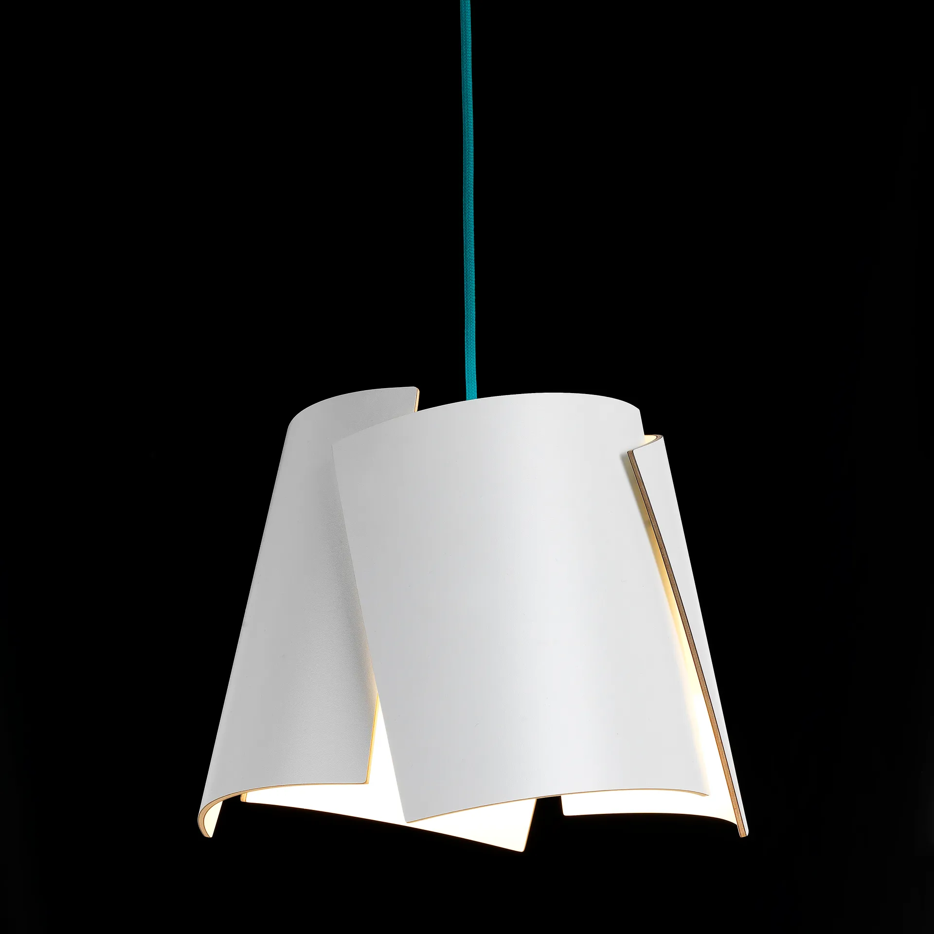 Leaf vit lampa, Vit-turkos Bsweden
