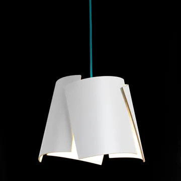 Leaf vit lampa - Vit-turkos - Bsweden