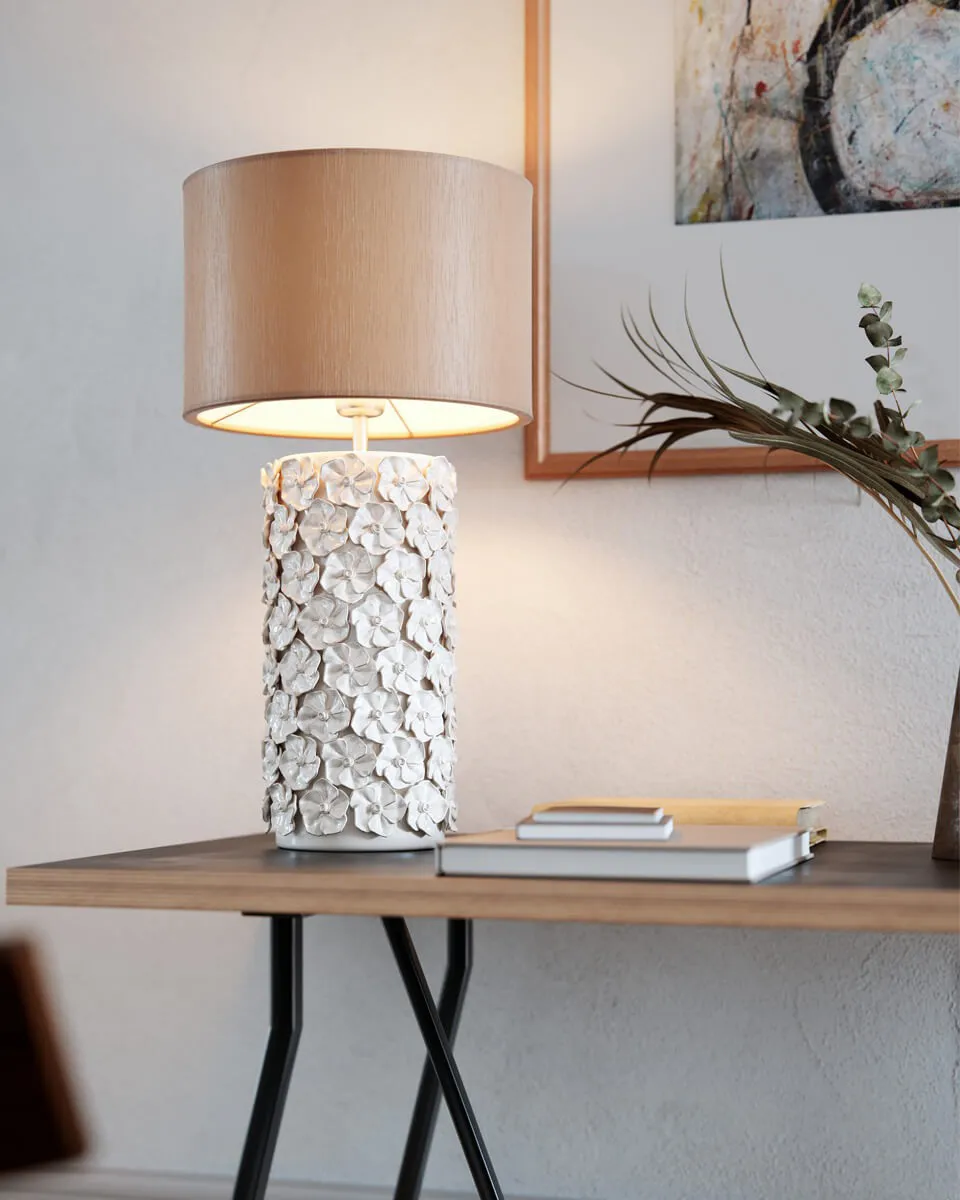 Fiore bordslampa 54 cm, Beige By Rydéns