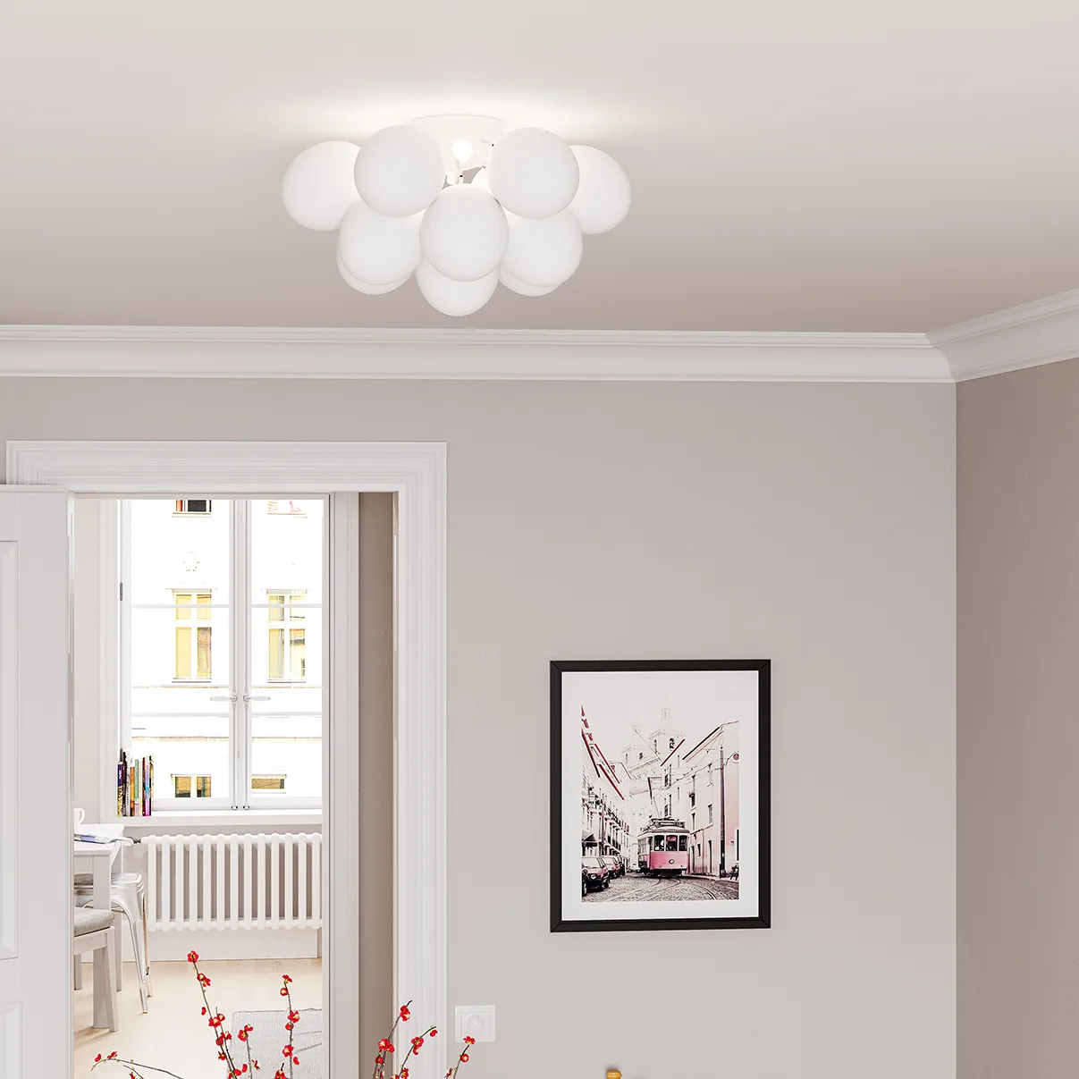 Gross plafond Ø30 cm, Mattvit By Rydéns