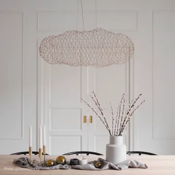 Hayden taklampa - Guldfärgad, 76 cm - By Rydéns