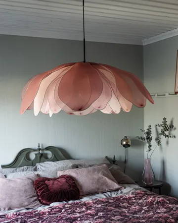 Lou Lou taklampa Ø80 cm - Rosa - By Rydéns