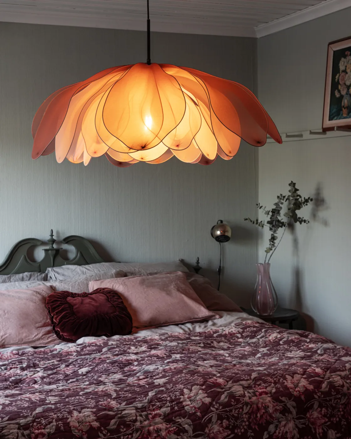 Lou Lou taklampa Ø80 cm, Rosa By Rydéns