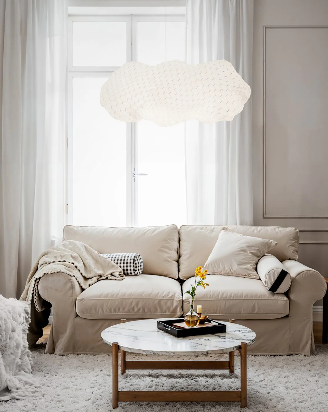 Nuevo taklampa 40x76 cm, Vit By Rydéns