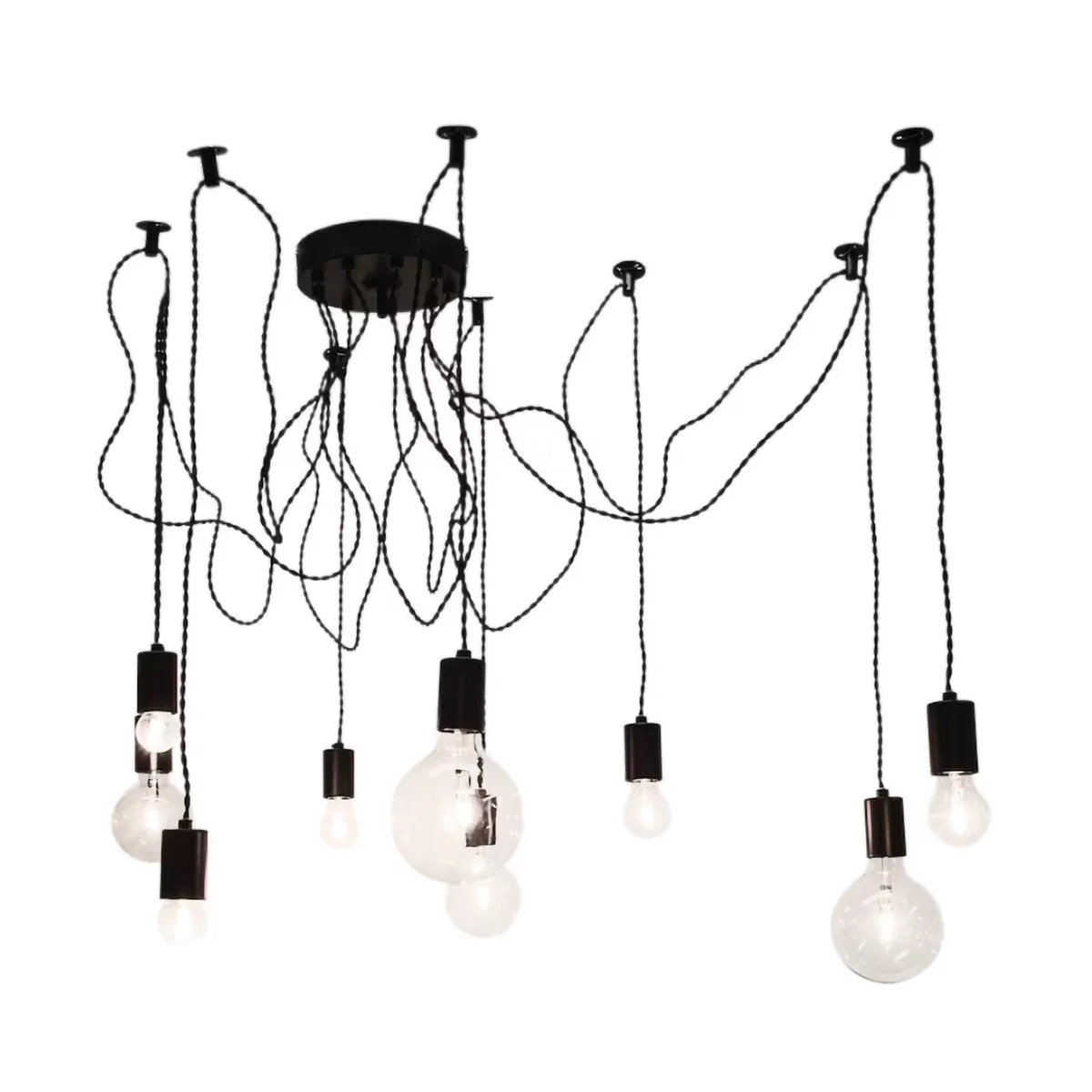 Spindelon taklampa, Svart By Rydéns