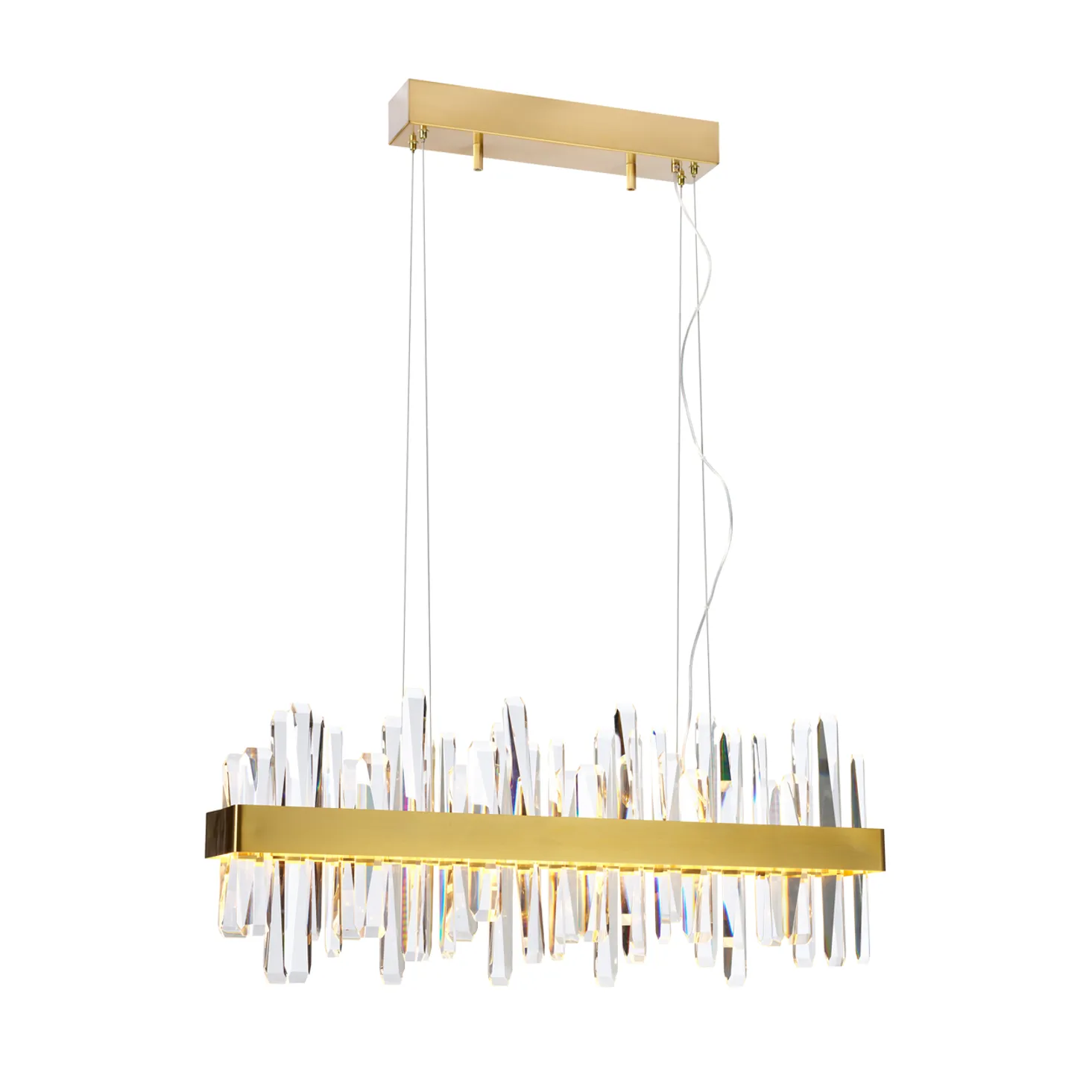 Triumph Bar taklampa 80 cm, Mässing-klar By Rydéns