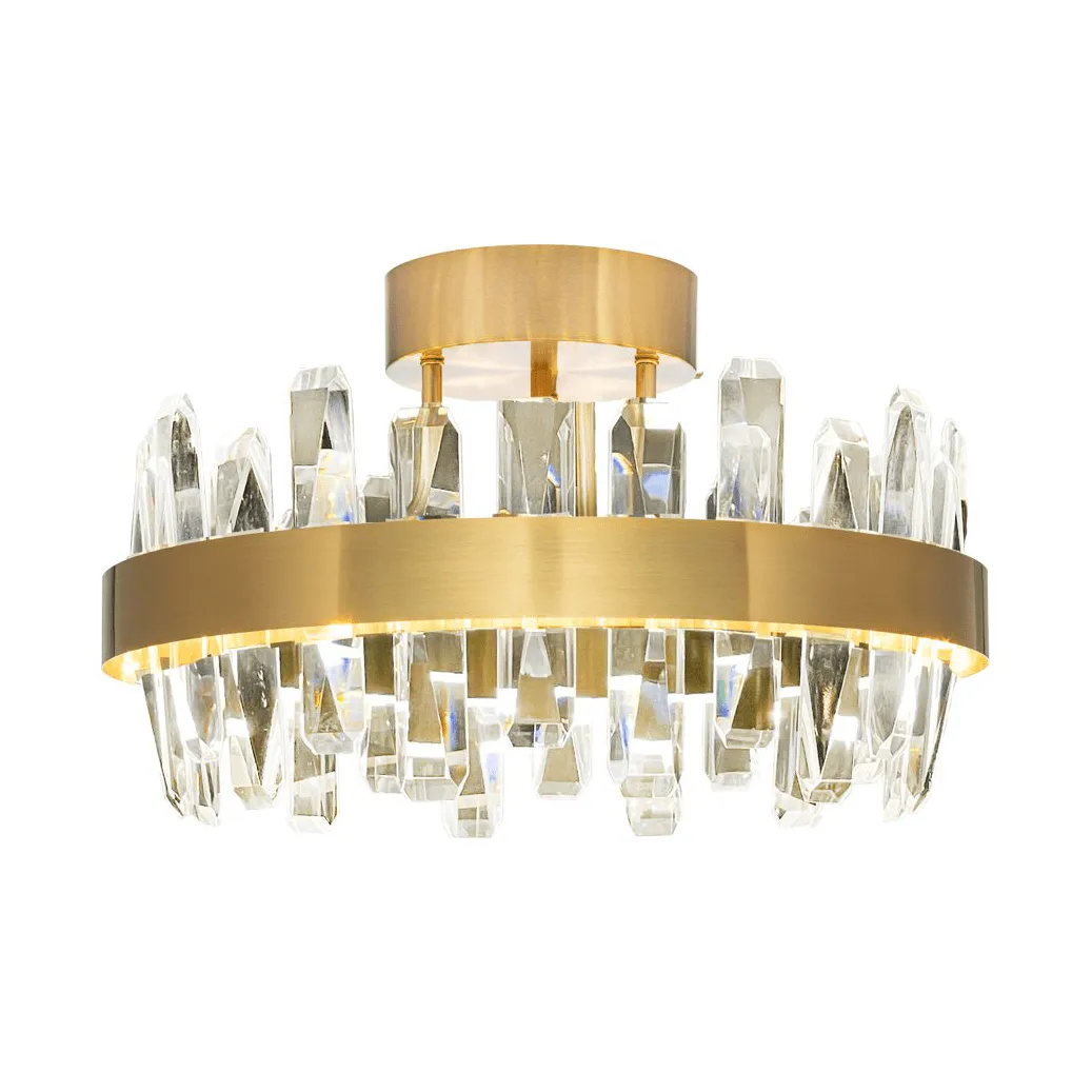 Triumph taklampa, Mässing-klar, Ø50 cm By Rydéns